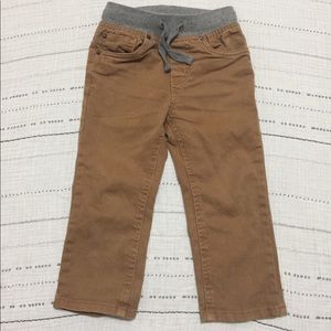 EUC Cat & Jack tan jeans for boy size 2T